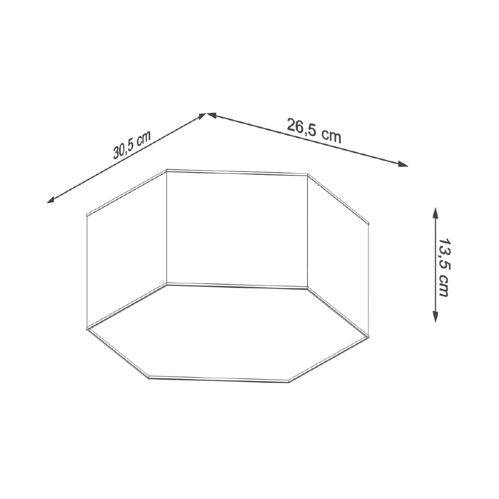 Plafondlamp Sunde Sollux Wit PVC Nnb