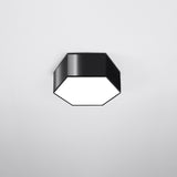 Plafondlamp Sunde Sollux Zwart PVC Nnb