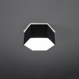 Plafondlamp Sunde Sollux Zwart PVC Nnb