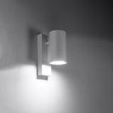 Wandlamp Utti Sollux Wit LxBxH 11x11x18 Metaal Nnb
