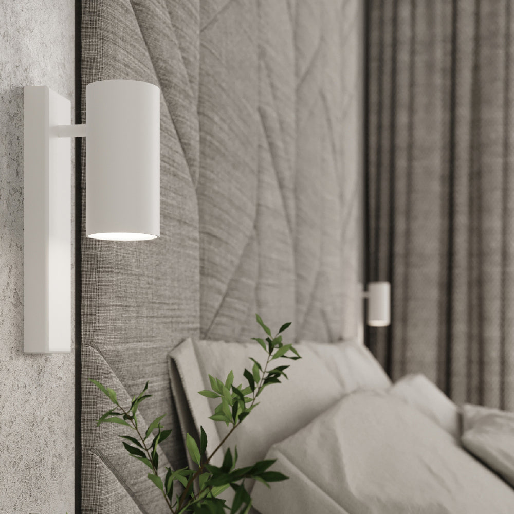 Wandlamp Utti Sollux Wit LxBxH 11x11x18 Metaal Nnb
