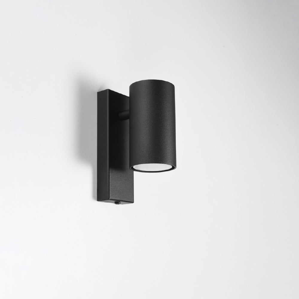 Wandlamp Utti Sollux Zwart LxBxH 11x11x18 Metaal Nnb