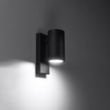 Wandlamp Utti Sollux Zwart LxBxH 11x11x18 Metaal Nnb