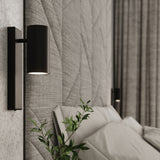 Wandlamp Utti Sollux Zwart LxBxH 11x11x18 Metaal Nnb