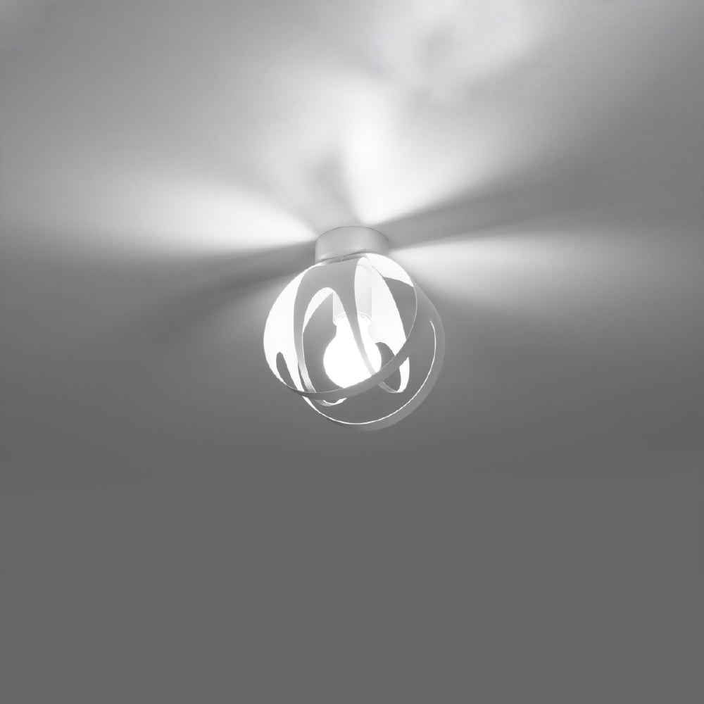Plafondlamp Tulos Sollux Wit Metaal Nnb