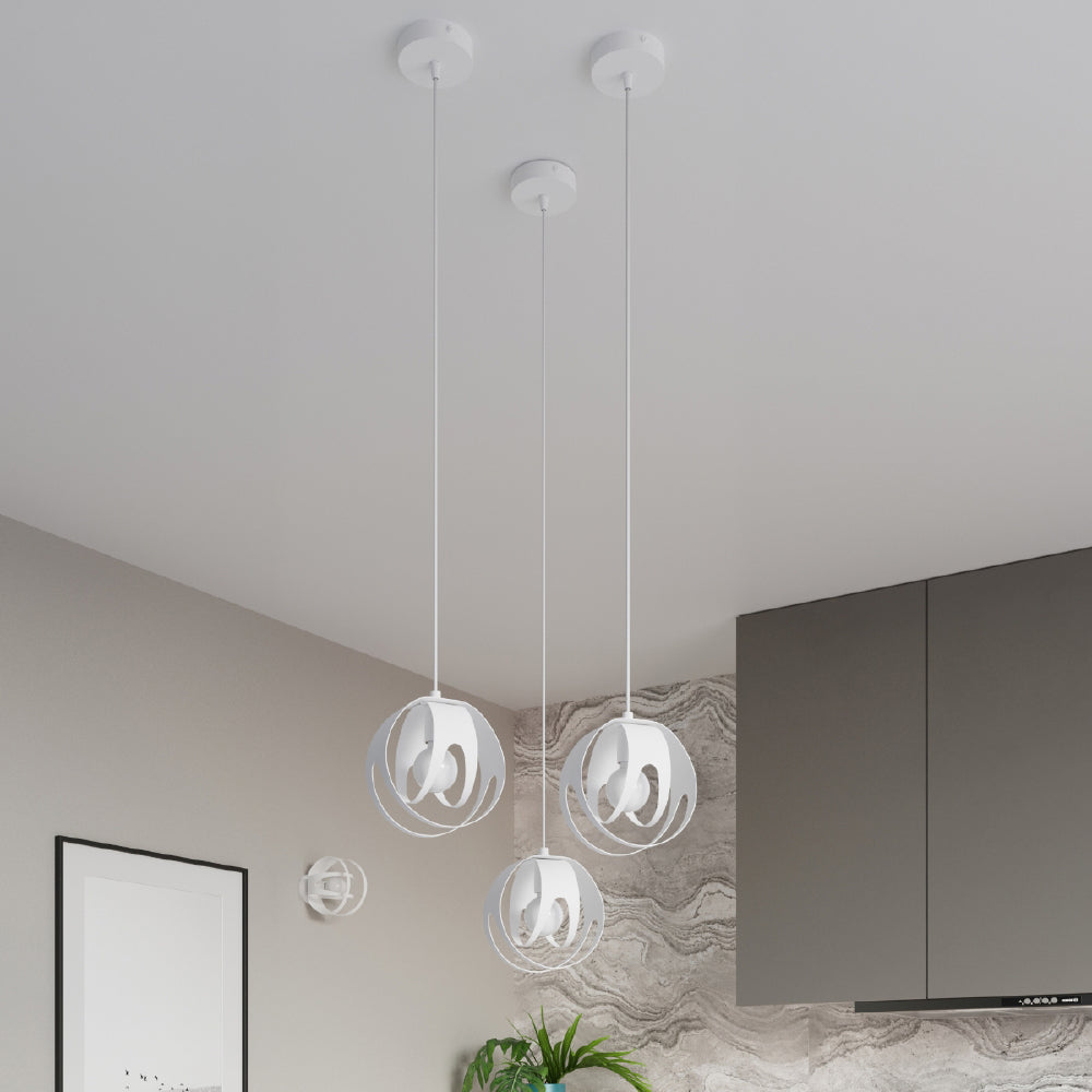 Plafondlamp Tulos Sollux Wit Metaal Nnb