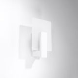 Wandlamp Lappo Sollux Wit Hout, Glas Nnb