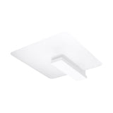Plafondlamp Lappo Sollux Wit LxBxH 48x48x20 Hout, Glas Nnb