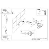 Wandlamp Artemis Sollux Wit LxBxH 16x16x16 Metaal Nnb