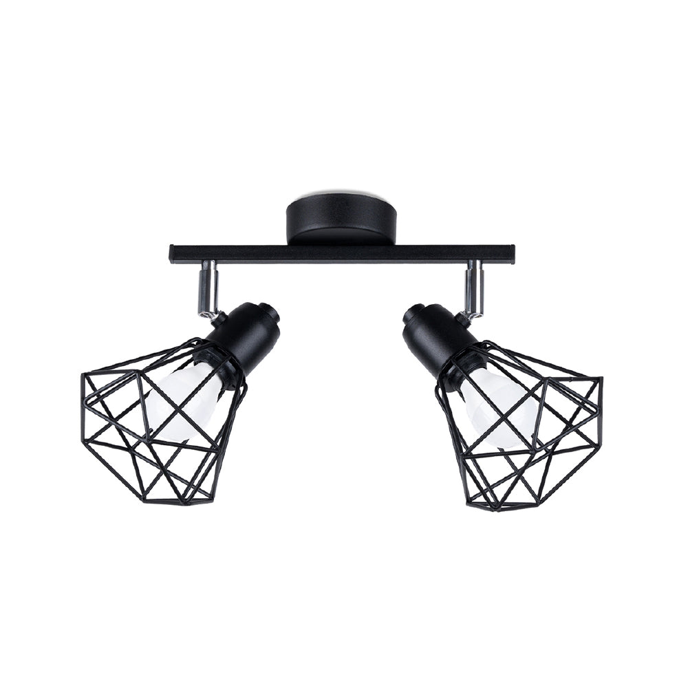 Plafondlamp Artemis Sollux Zwart LxBxH 31x14x14 Metaal Nnb