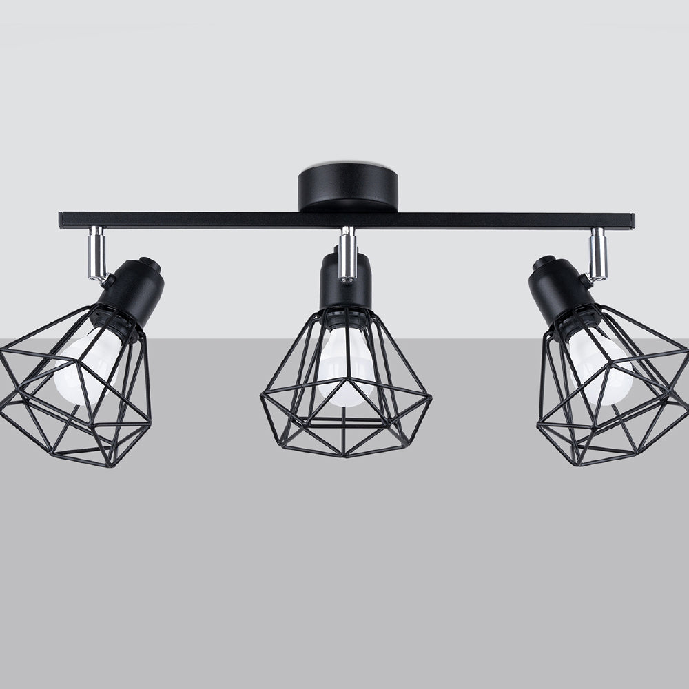 Plafondlamp Artemis Sollux Zwart LxBxH 50x20x12 Metaal Nnb