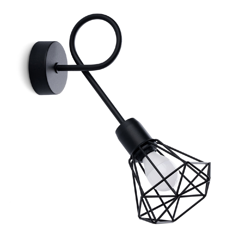 Wandlamp Artemis Sollux Zwart LxBxH 31x14x14 Metaal Nnb