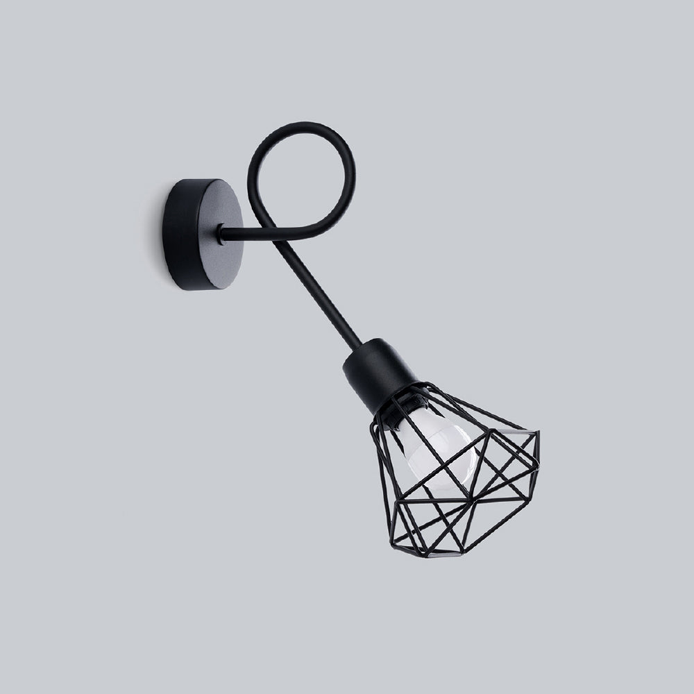 Wandlamp Artemis Sollux Zwart LxBxH 31x14x14 Metaal Nnb
