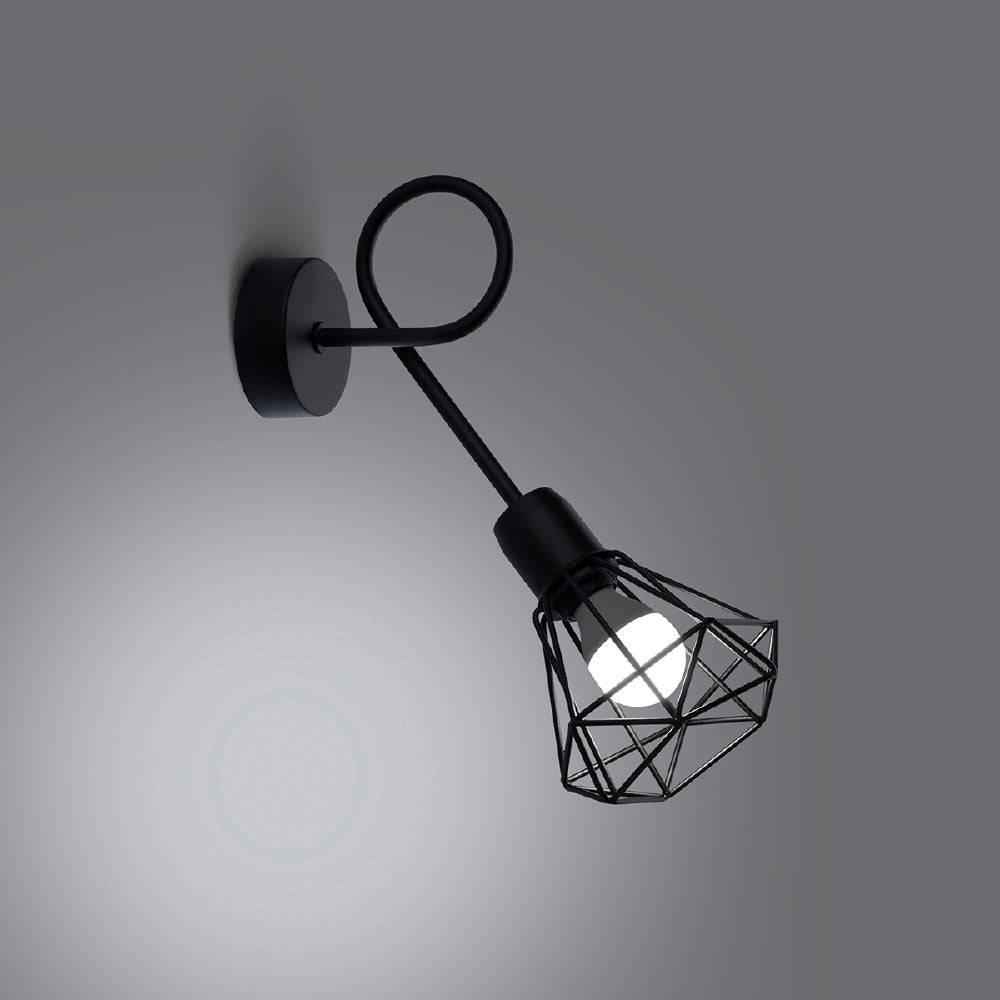 Wandlamp Artemis Sollux Zwart LxBxH 31x14x14 Metaal Nnb