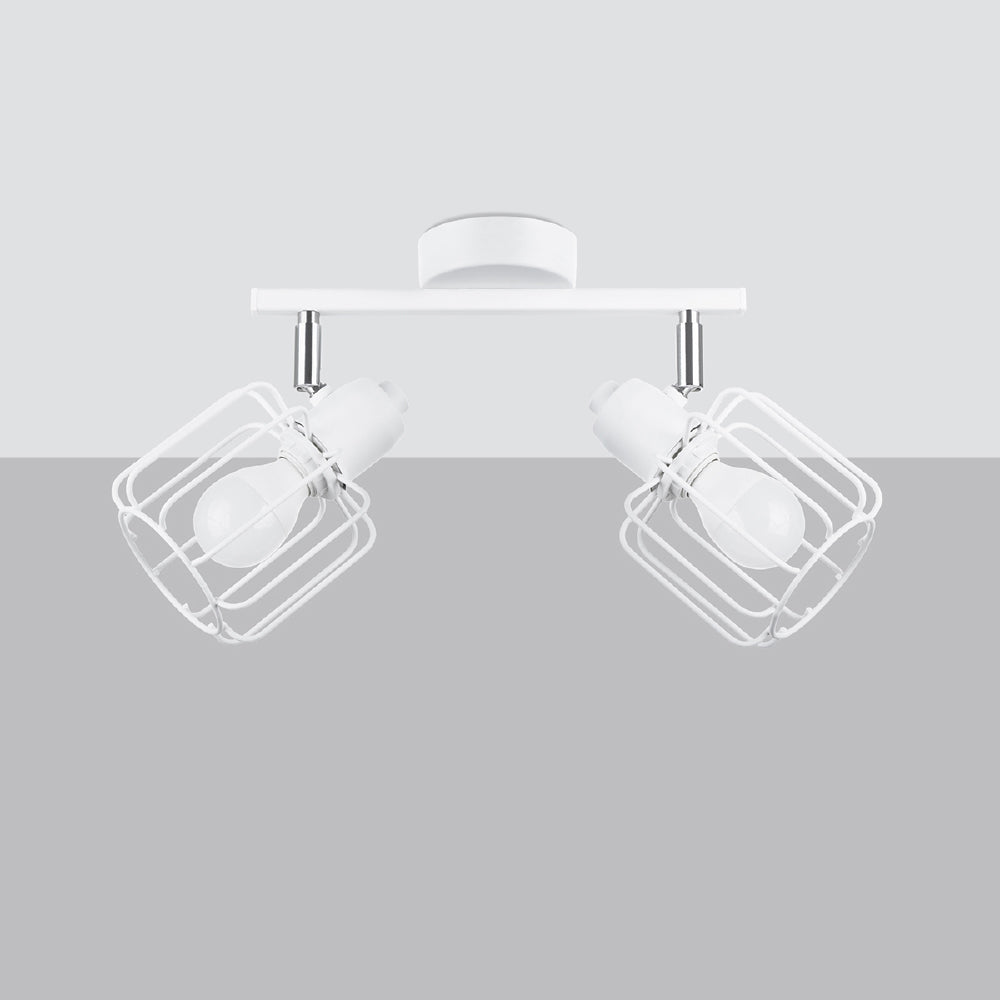 Plafondlamp Beluci Sollux Wit LxBxH 31x14x14 Metaal Nnb
