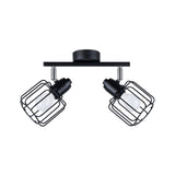 Plafondlamp Beluci Sollux Zwart LxBxH 31x14x14 Metaal Nnb