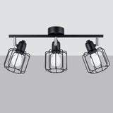 Plafondlamp Beluci Sollux Zwart LxBxH 50x20x12 Metaal Nnb