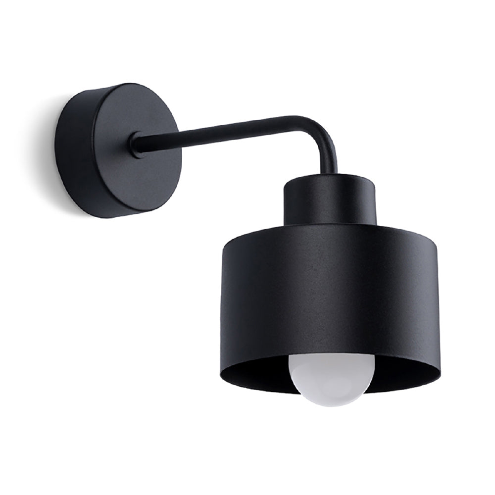 Wandlamp Savara Sollux Zwart LxBxH 25x17x20 Metaal Nnb
