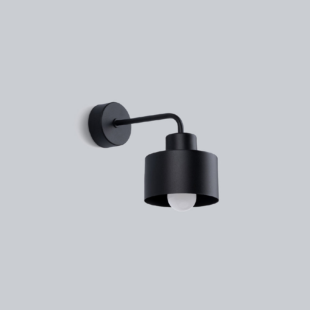 Wandlamp Savara Sollux Zwart LxBxH 25x17x20 Metaal Nnb