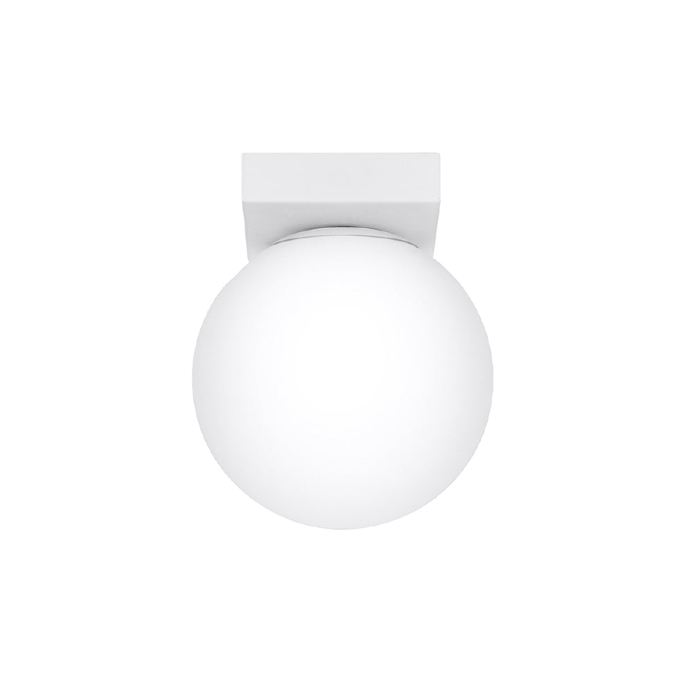 Plafondlamp Yoli Sollux Wit LxBxH 23x20x14 Metaal,Glas Nnb