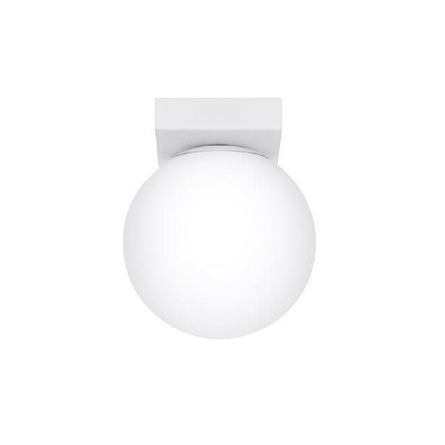 Plafondlamp Yoli Sollux Wit LxBxH 23x20x14 Metaal,Glas Nnb
