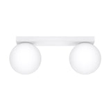 Plafondlamp Yoli Sollux Wit LxBxH 32x20x14 Metaal,Glas Nnb