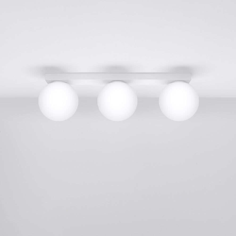 Plafondlamp Yoli Sollux Wit LxBxH 16x20x47 Metaal,Glas Nnb