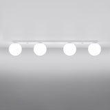 Plafondlamp Yoli Sollux Wit LxBxH 16x20x83 Metaal,Glas Nnb