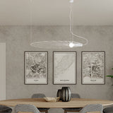 Hanglamp Lehdet Thoro Wit LxBxH 118x84x11 Metaal Nnb