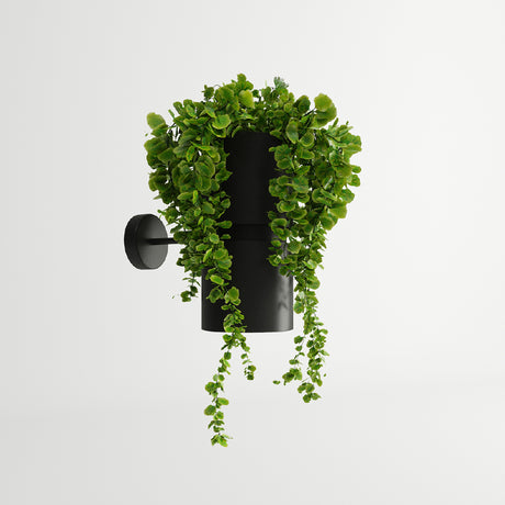 Wandlamp Kukkia Thoro Zwart LxBxH 27x22x14 Metaal, Aluminium Nnb