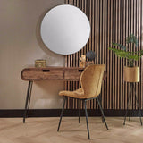 Kaptafel Greco chiQago Massief mango zandkleur LxBxH 124x35x28 Mangohout Nnb