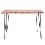 Bartafel Elio chiQago Massief acacia naturel LxBxH 135x75x10 Acaciahout Nnb