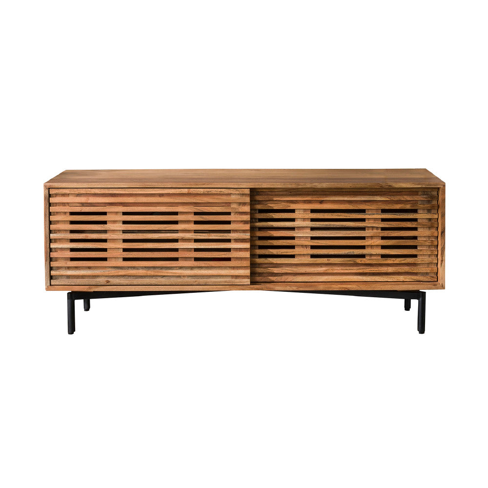 TV Meubel Danube chiQago Massief acacia naturel LxBxH 144x49x49 Acaciahout Nnb