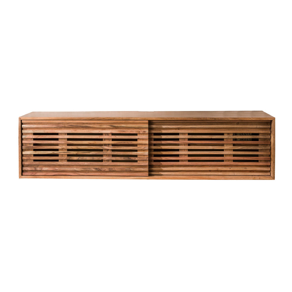 TV Meubel Danube chiQago Massief acacia naturel LxBxH 158x50x42 Acaciahout Nnb