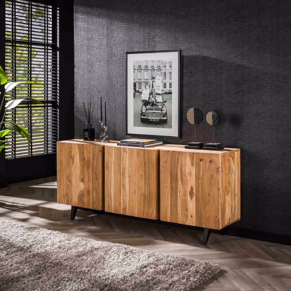 Dressoir Junior chiQago Massief acacia naturel Acaciahout Nnb