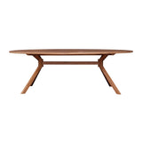 Eettafel Percy chiQago Massief gerecycled teakhout Teakhout Nnb