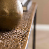Kaptafel Keaton chiQago Brons antiek LxBxH 82x80x30 Brons antiek Nnb