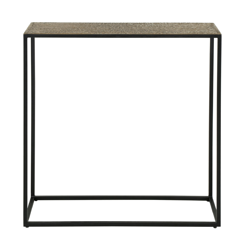 Kaptafel Keaton chiQago Brons antiek LxBxH 82x80x30 Brons antiek Nnb