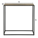 Kaptafel Keaton chiQago Brons antiek LxBxH 82x80x30 Brons antiek Nnb