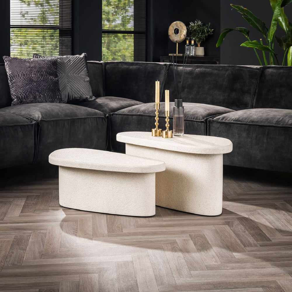 Salontafel Shay chiQago Marmer composiet LxBxH 91x77x46 Marmer composiet Nnb