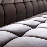 Eetkamerbank Baxter chiQago Antraciet velours LxBxH 196x81x58 Antraciet velours Nnb