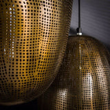 Hanglamp Leland chiQago Brons antiek LxBxH 80x68x32 Brons antiek Nnb
