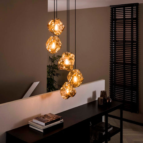 Hanglamp Holden chiQago Chromed glas LxBxH 79x55x36 Chromed glas Nnb