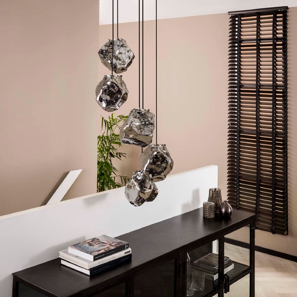 Hanglamp Holden chiQago Chromed glas LxBxH 79x55x36 Chromed glas Nnb