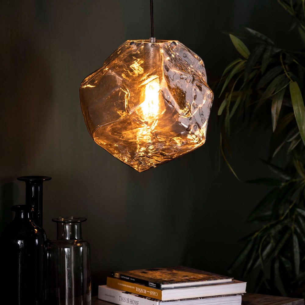 Hanglamp Holden chiQago Chromed glas LxBxH 45x34x34 Chromed glas Nnb