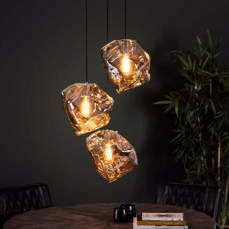 Hanglamp Holden chiQago Chromed glas LxBxH 91x41x37 Chromed glas Nnb