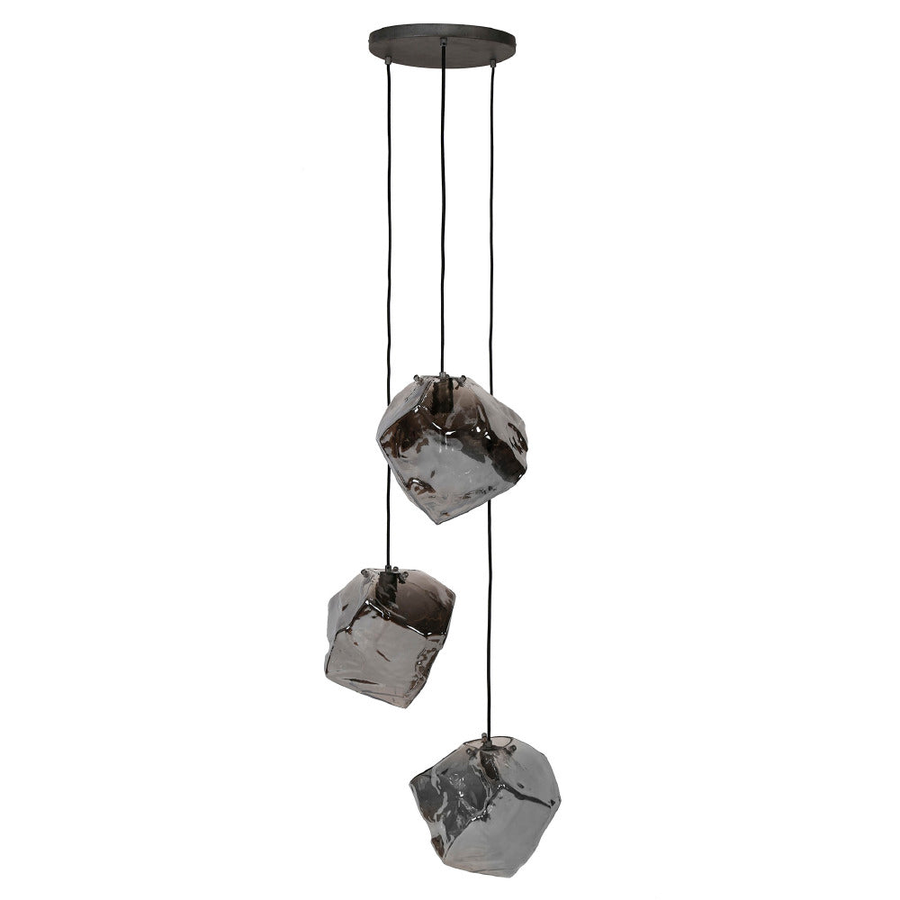 Hanglamp Holden chiQago Chromed glas LxBxH 91x41x37 Chromed glas Nnb