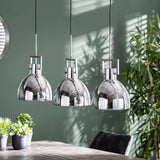 Hanglamp Orson chiQago Oud zilver LxBxH 98x47x34 Oud zilver Nnb