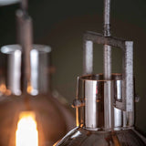Hanglamp Orson chiQago Oud zilver LxBxH 98x47x34 Oud zilver Nnb