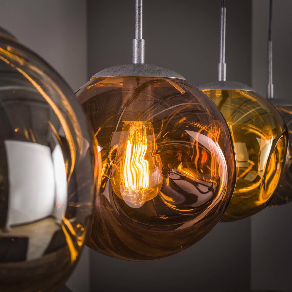 Hanglamp Hudson chiQago Oud zilver LxBxH 125x45x30 Oud zilver Nnb